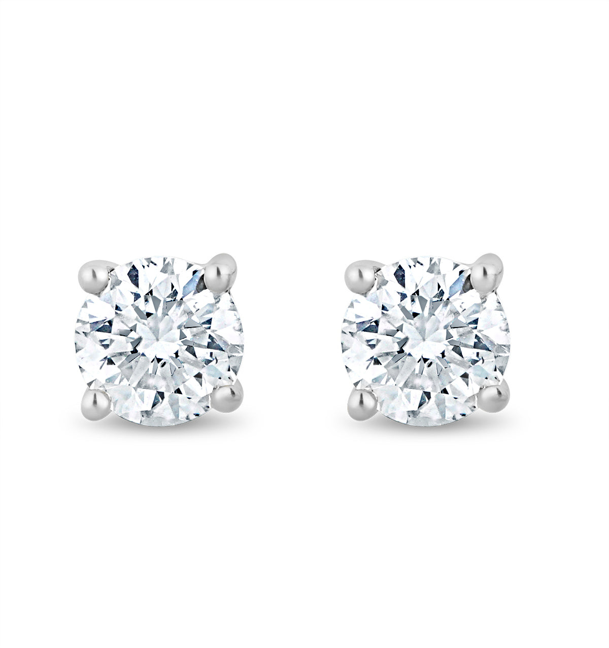 Lab Diamond Stud Earrings 0.30ct H/Si Quality in 9K Gold - 3.6mm
